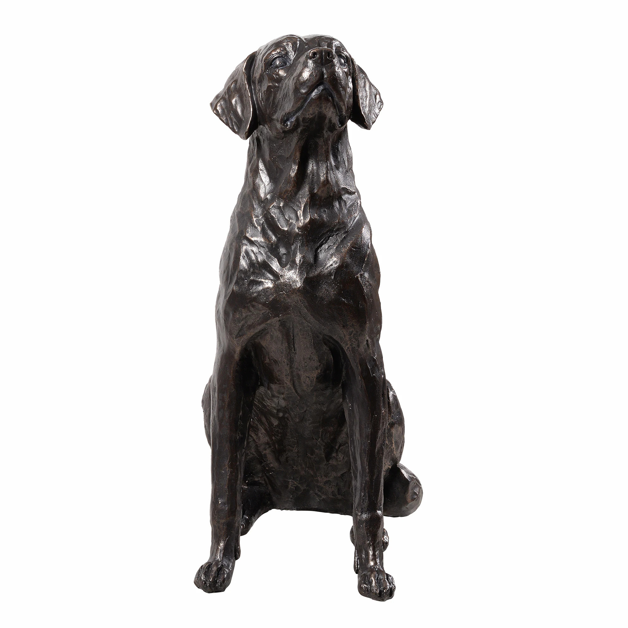 Hi-Line Gift 19-in H x 8.3-in W Black Dog Garden Statue one_size | 53006 | Lowe's