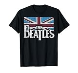 The Beatles British Flag Red, White, and Blue Short Sleeve T-Shirt | Amazon (US)