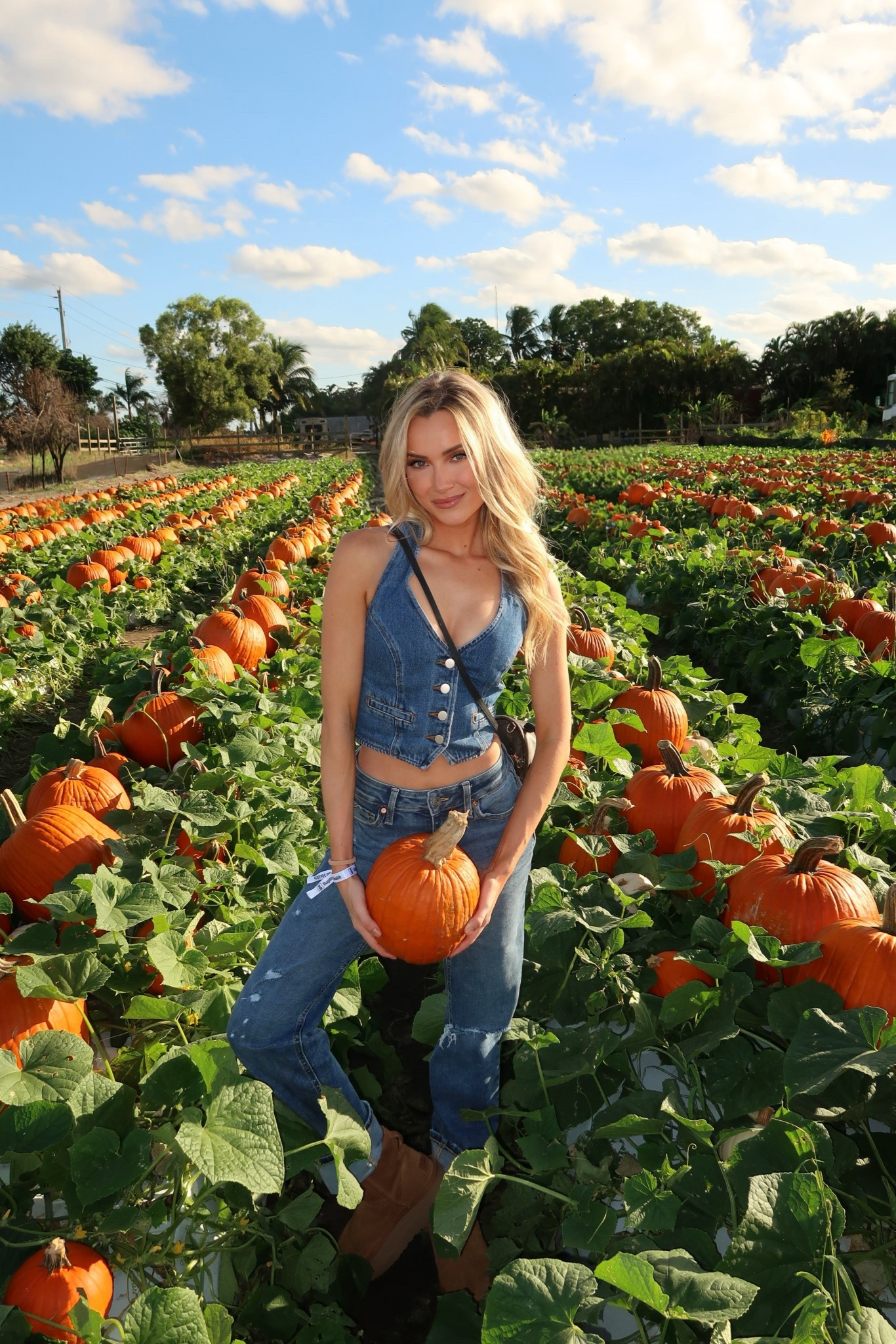 Fall pumpkin patch outfit (:
Denim on denim! 

#LTKShoeCrush #LTKFindsUnder100 #LTKSeasonal