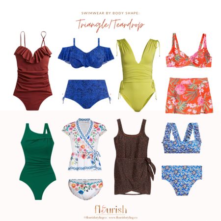 Shop swimsuits by body type! This round up is curated for the Triangle or Teardrop body types.

Visit our website to purchase our Swimwear Guide!

#LTKSwim #LTKStyleTip #LTKSeasonal