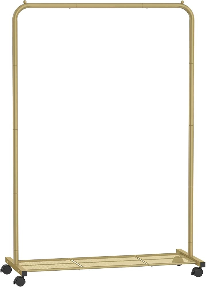 SONGMICS Clothes Rack with Wheels, 35.8 Inch Garment Rack, Clothing Rack for Hanging Clothes, wit... | Amazon (CA)