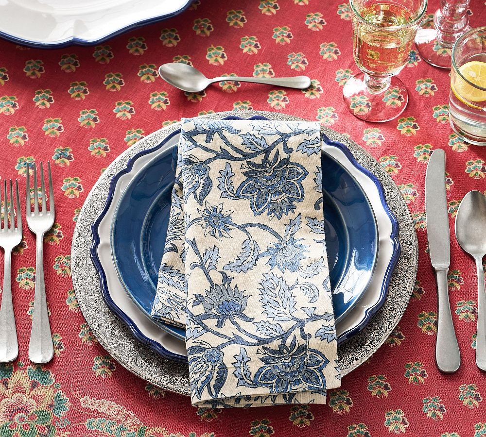 Briar Cotton/Linen Napkins - Set of 4 | Pottery Barn (US)