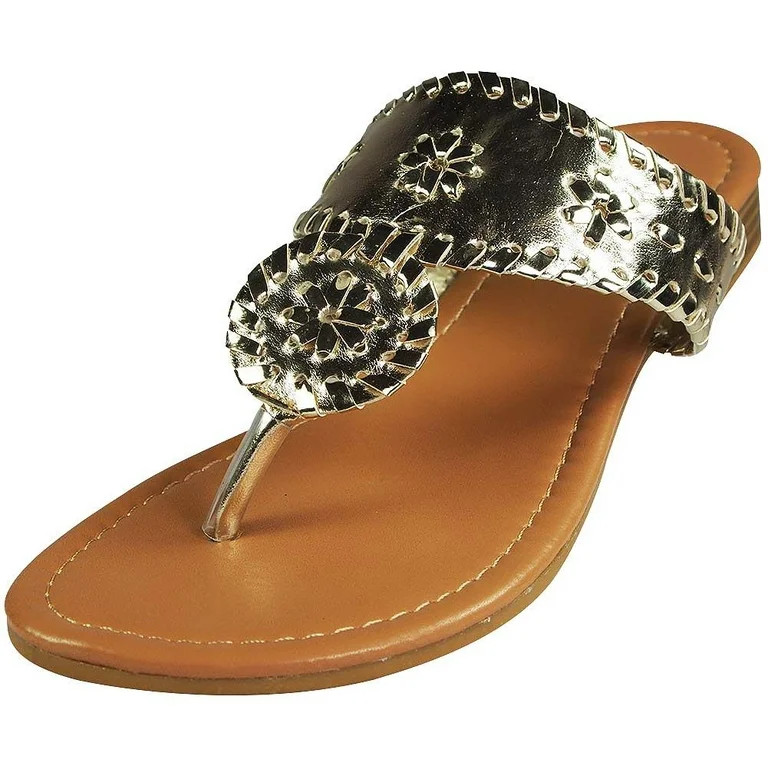 Pierre Dumas Womens Rosetta 1 Gold / 9 B(M) US | Walmart (US)