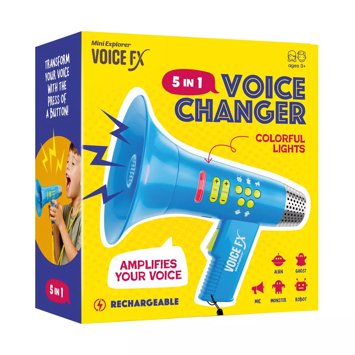 Dan&Darci Voice Changer Toy Gift for Kids with Colorful Lights and Rechargeable Battery | Target