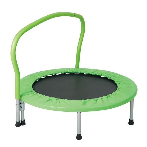 Bounce Buddies Kid-Safe 3 ft Mini Trampoline -Green | Walmart (US)