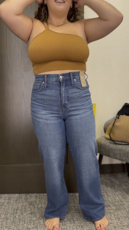Cha is sharing the madewell jeans. - fits tts 

#LTKSeasonal #LTKxNSale #LTKFind