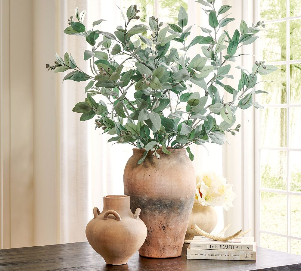 Faux Oversized Faded Eucalyptus Branch | Pottery Barn (US)