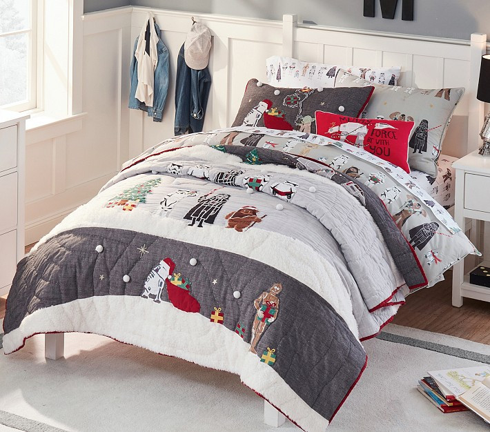 Star Wars™ Holiday Quilt & Shams | Pottery Barn Kids