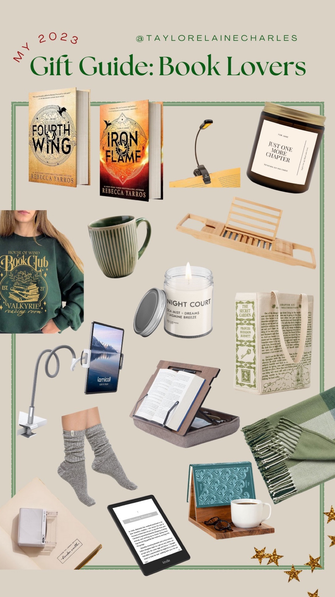 My Christmas gift guide for my fellow book lovers (with some fun Kindle gadgets, too!) ✨🤍 #ltkbooks #ltkhome 

#LTKGiftGuide #LTKHoliday #LTKfindsunder100