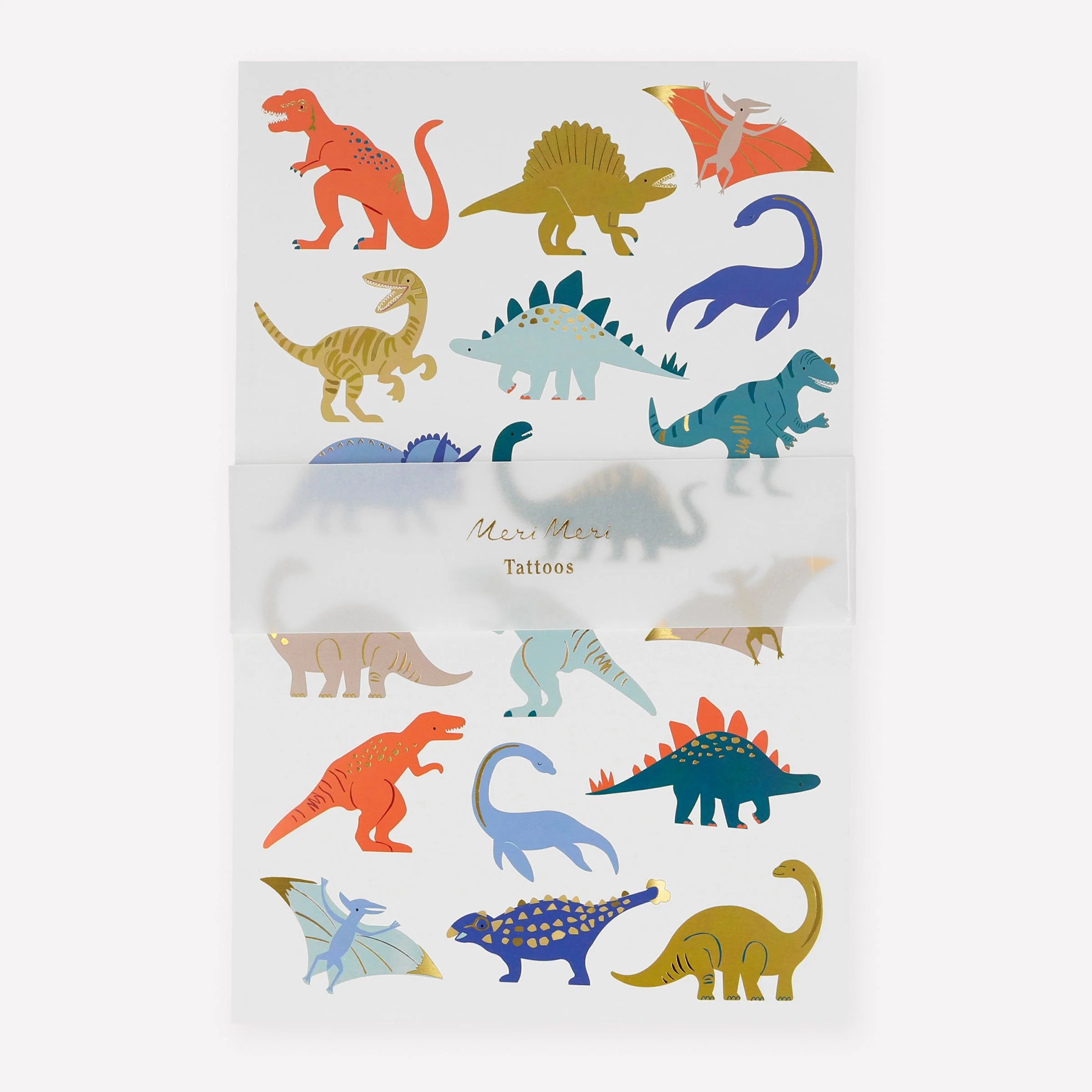Dinosaurs Tattoo Sheets (x 2 sheets) | Meri Meri