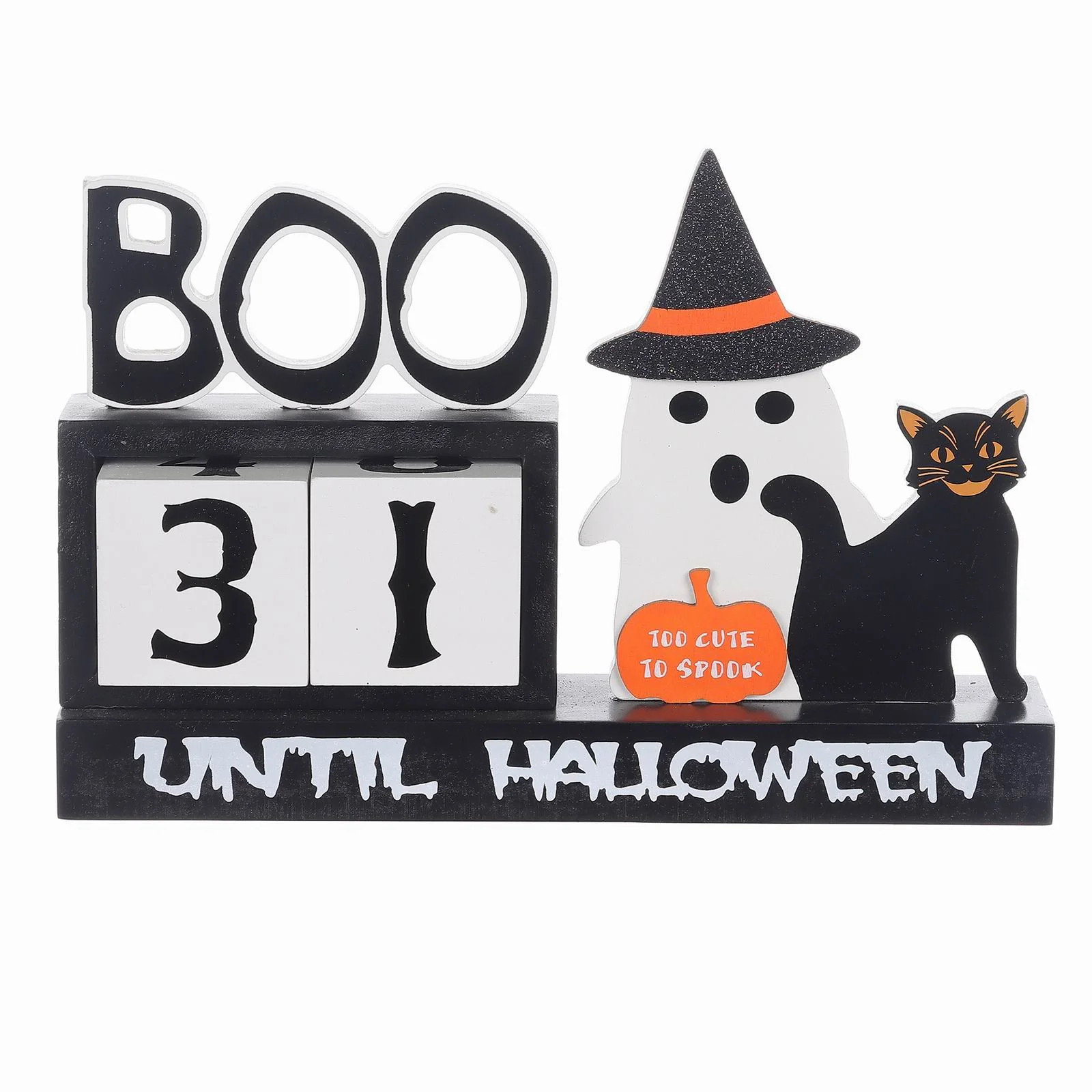 Wooden Ghost Calendar, Halloween Décor | Walmart (CA)