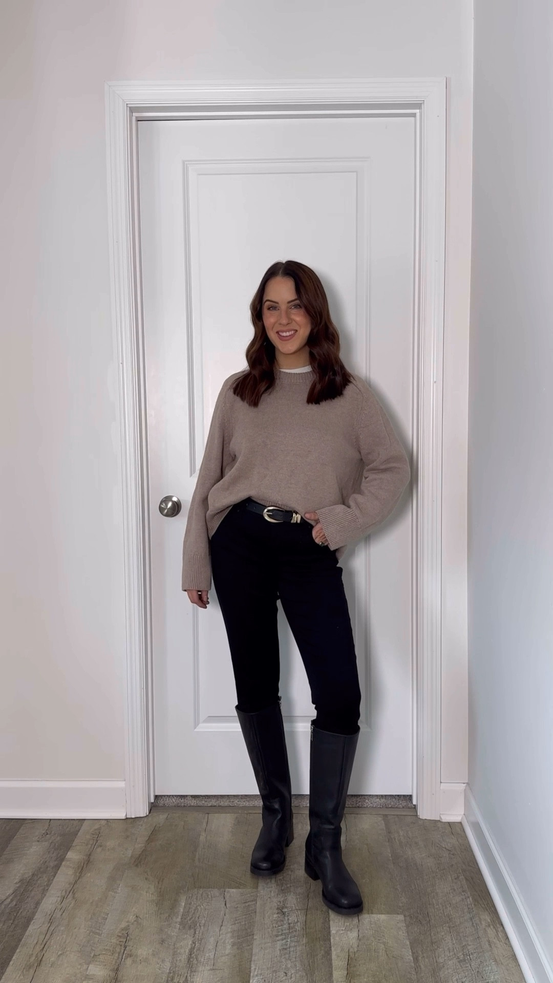 An easy way to update your skinnies with just three swaps! Same base, just updated style!

tall waterproof boots 60% off + ship free and my $15 long sleeve white top is BOGO free! 

size down one in these skinnies - they’re petite friendly! M sweater, s long sleeve, boots tts 

#LTKPetite #LTKSeasonal #LTKSaleAlert