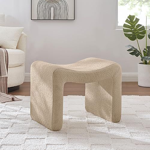 Small Footstool Ottoman, Multi-Functional Modern Foot Stool, Sofa Footrest Extra Seating for Livi... | Amazon (US)