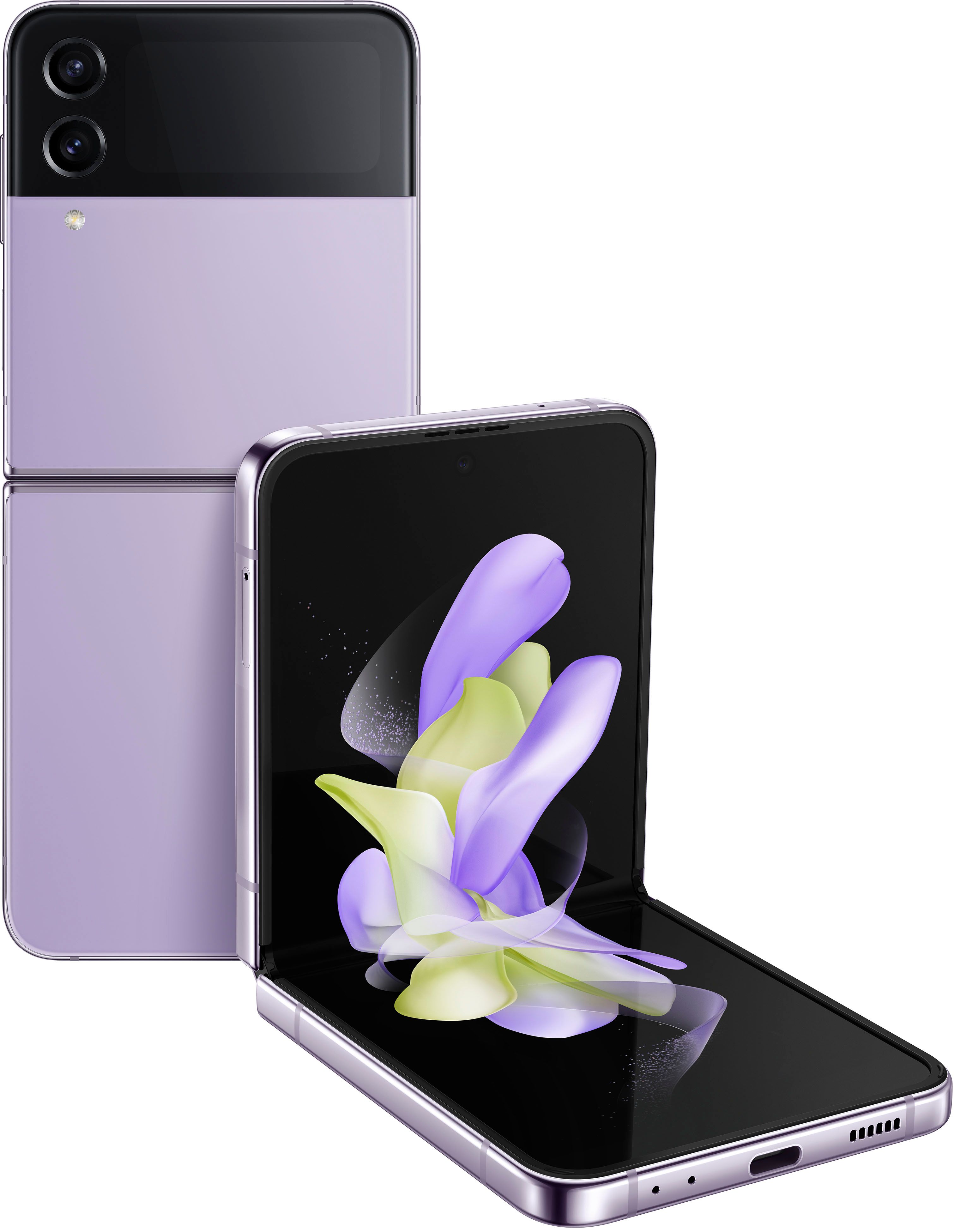 Samsung Galaxy Z Flip4 128GB (Unlocked) Bora Purple SM-F721ULVAXAA - Best Buy | Best Buy U.S.
