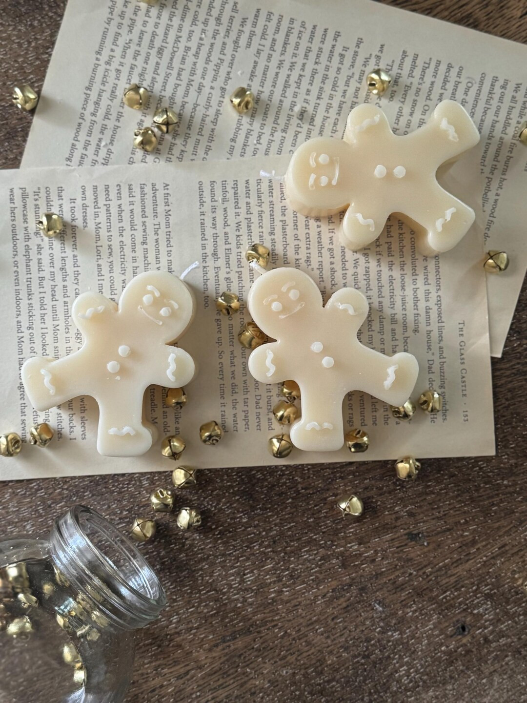 Handmade Gingerbread Soy Wax Candle: Christmas Winter Home Decor - Etsy | Etsy (US)