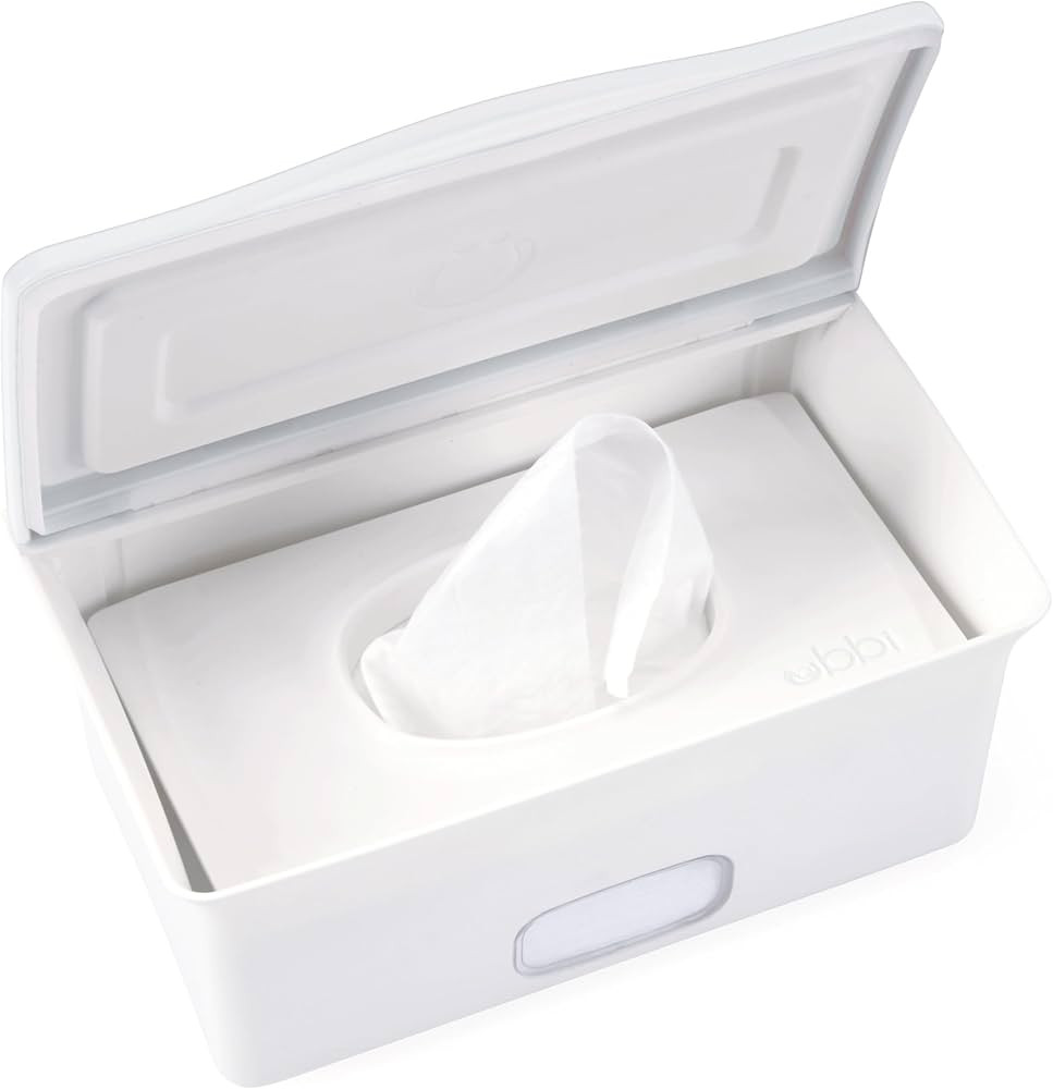 Ubbi Baby Wipes Dispenser | Baby Wipes Case | Baby Wipes Holder with Weighted Plate, Keeps Wipes ... | Amazon (US)