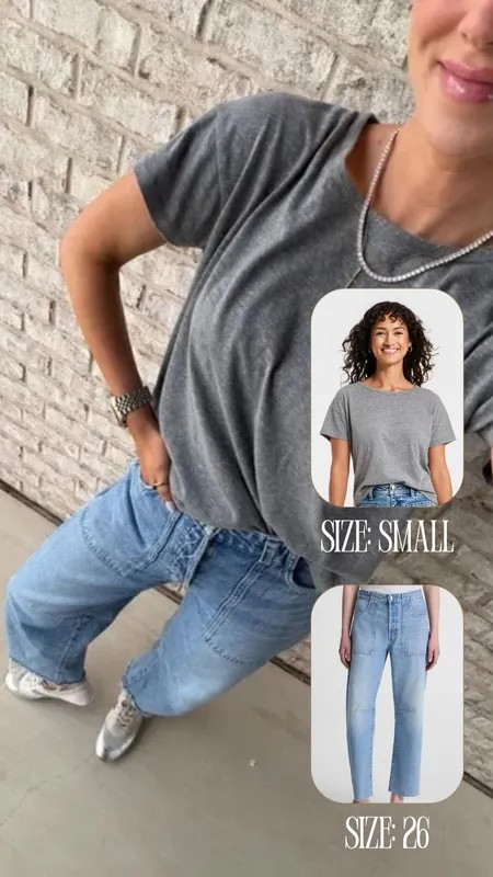 This outfit is one of my go-tos!!🥰 

Summer outfits, casual, grey tee, jeans, denim, madewell, target, affordable, everyday, comfort, basics, katy roach, livingmybeststyle 

 

 #LTKdayinmylife #LTKootd #LTKPetite