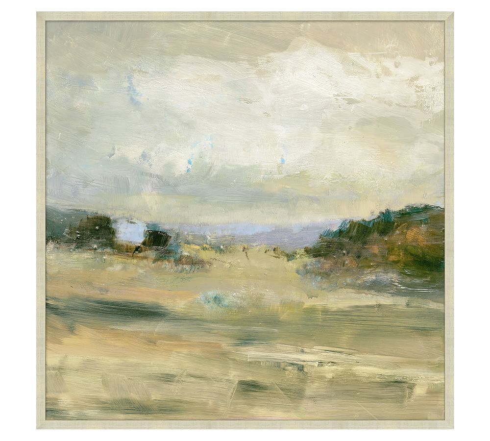 View of the Valley Framed Canvas, 30 x 30&amp;quot; | Pottery Barn (US)