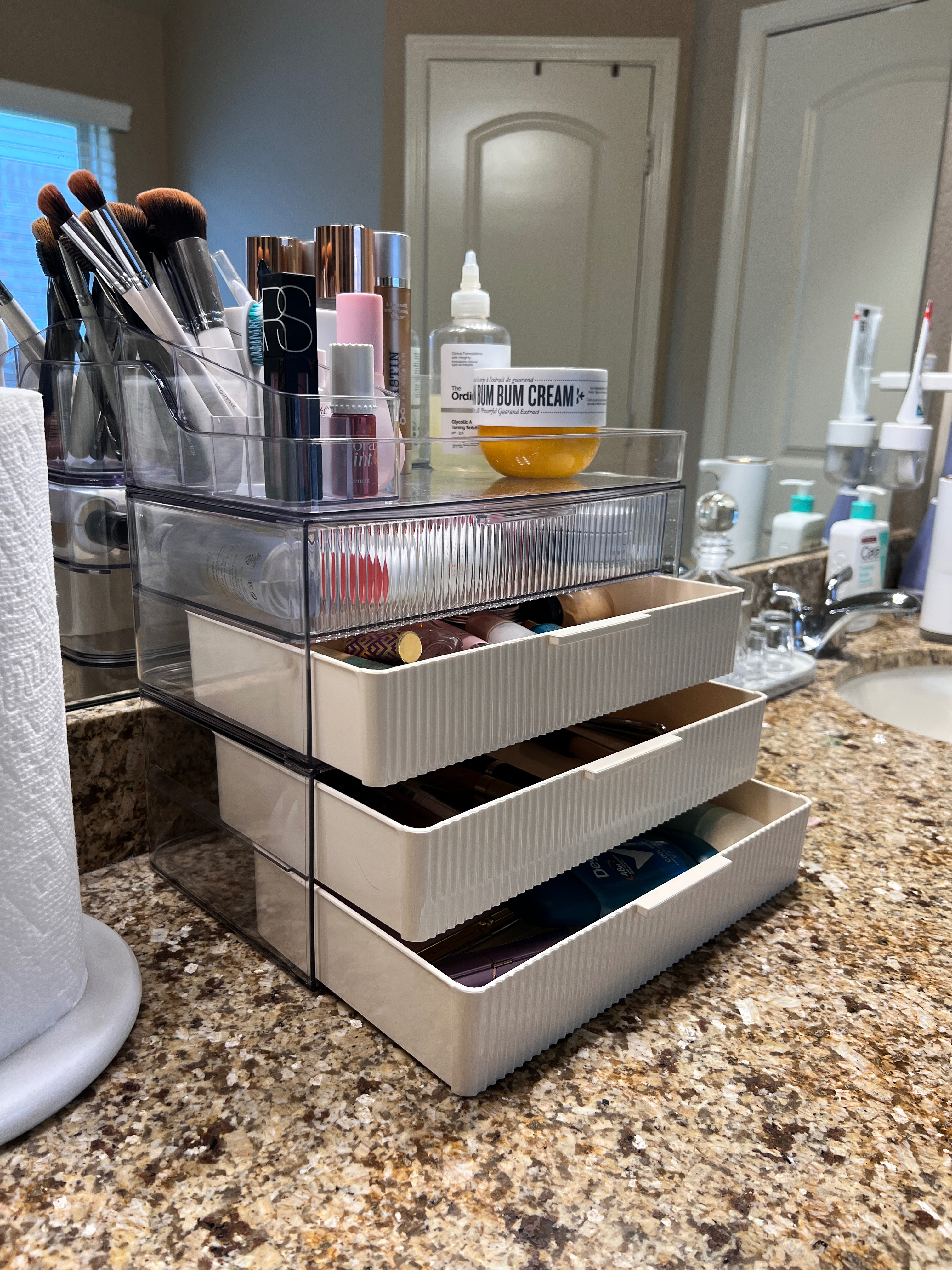 One of my favorite organization finds lately. These drawers keep all my makeup in one place and make my vanity look so much cleaner. 

 #LTKselfcare #LTKHome #LTKBeauty