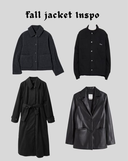 Fall jacket inspo black minimalist 

#LTKfit #LTKSeasonal #LTKstyletip