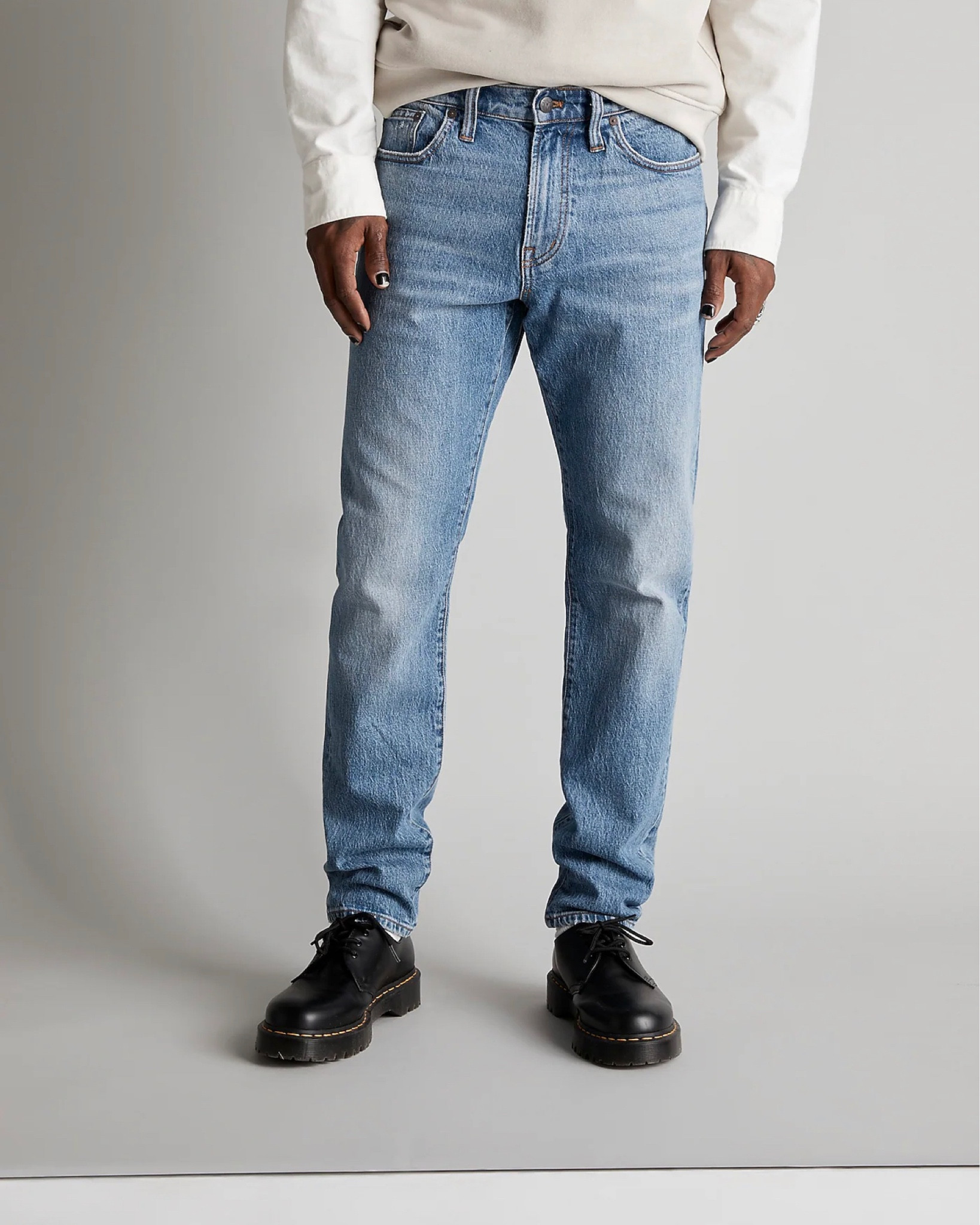 Madewell Men’s Athletic Slim Jeans. My size is a 31 or 32x34. Arguably the best jeans overall on the market in my personal opinion. 

#LTKmens