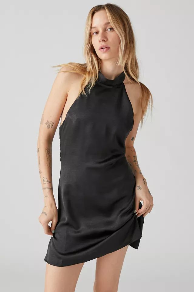 UO Delia Halter Mini Dress | Urban Outfitters (US and RoW)