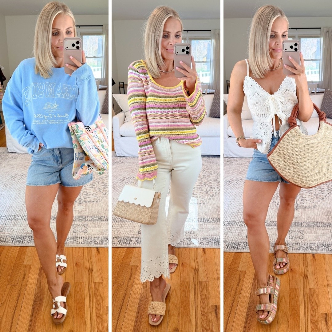 Walmart New Arrivals that will be perfect for spring, summer or your next upcoming beach vacation!☀️🌴 Loving all the bright colors and the quality for the prices is seriously so good!!

Walmart finds, Walmart fashion, vacation outfits, vacation style, resortwear, spring outfits, spring style, casual outfits, Walmart bathing suits, beach bag, graphic sweatshirt, petite style, midsize fashion

#LTKMidsize #LTKPetite #LTKSeasonal