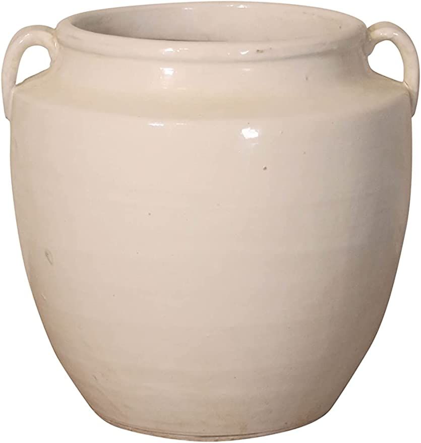 Artissance Pot with Two Handles, 10 Inch Tall, Creamy White | Amazon (US)