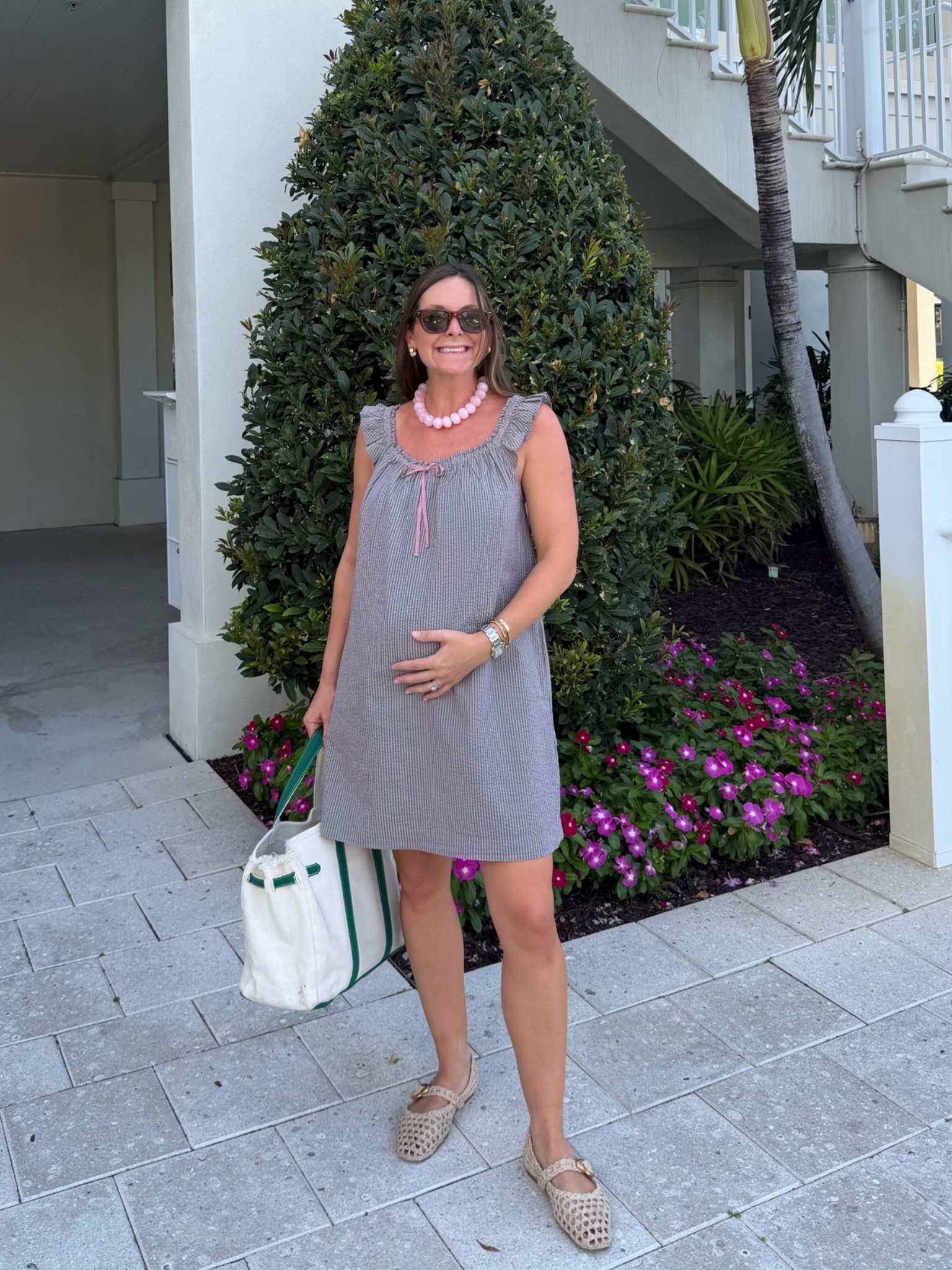 Going to be wearing this dress aaaall summer - perfect for the bump & postpartum! Wearing a small💗

#LTKBump #LTKmomlife #LTKootd