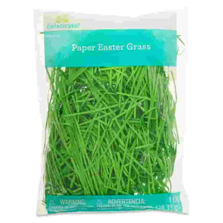 Fine Cut Paper Grass, Green, 1 oz, Easter by Way To Celebrate | Walmart (US)