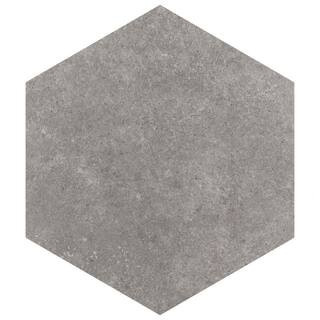 Traffic Hex Grey 8-5/8 in. x 9-7/8 in. Porcelain Floor and Wall Tile (11.5 sq. ft./Case) | The Home Depot