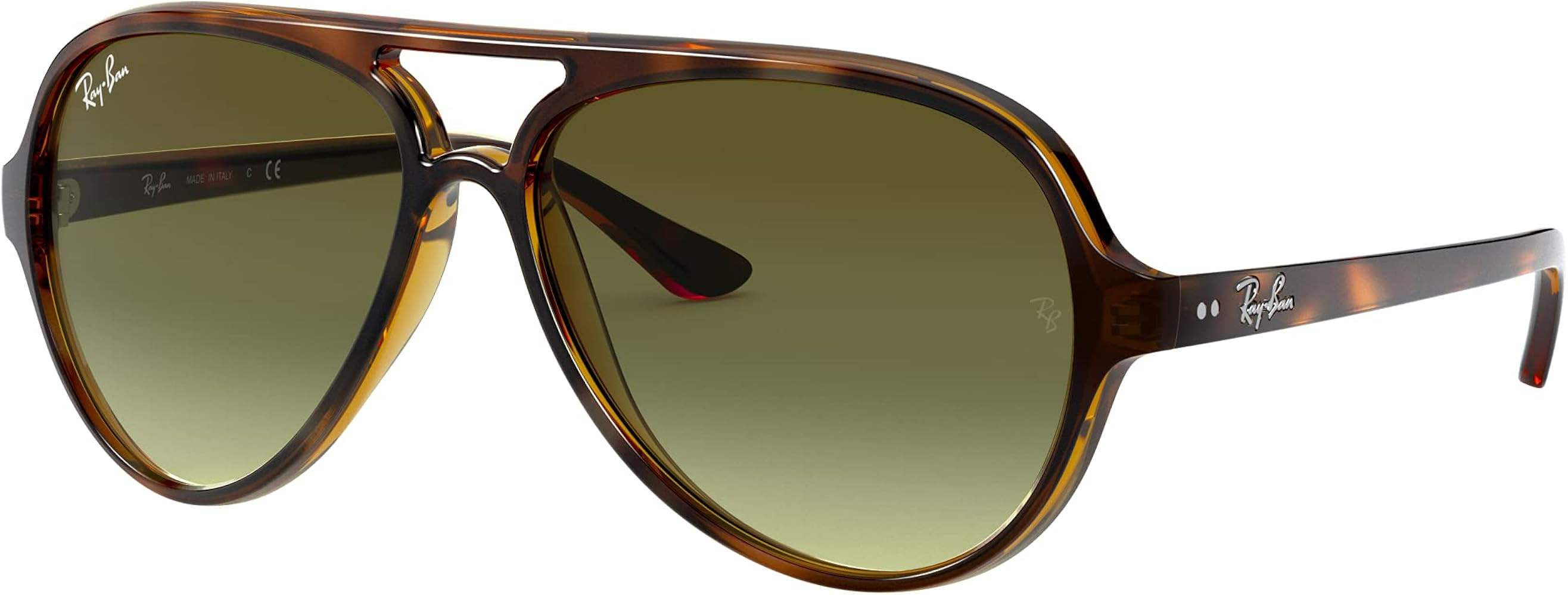 Ray-Ban RB4125 Cats 5000 Aviator Sunglasses Brown Sunglasses Green Sunglasses Amazon Sunglasses 2024 | Amazon (US)