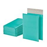 Quality Park Bubble Mailers, 6 x 9 Shipping Envelopes, Water Resistant Teal Poly Padded Envelopes, R | Amazon (US)