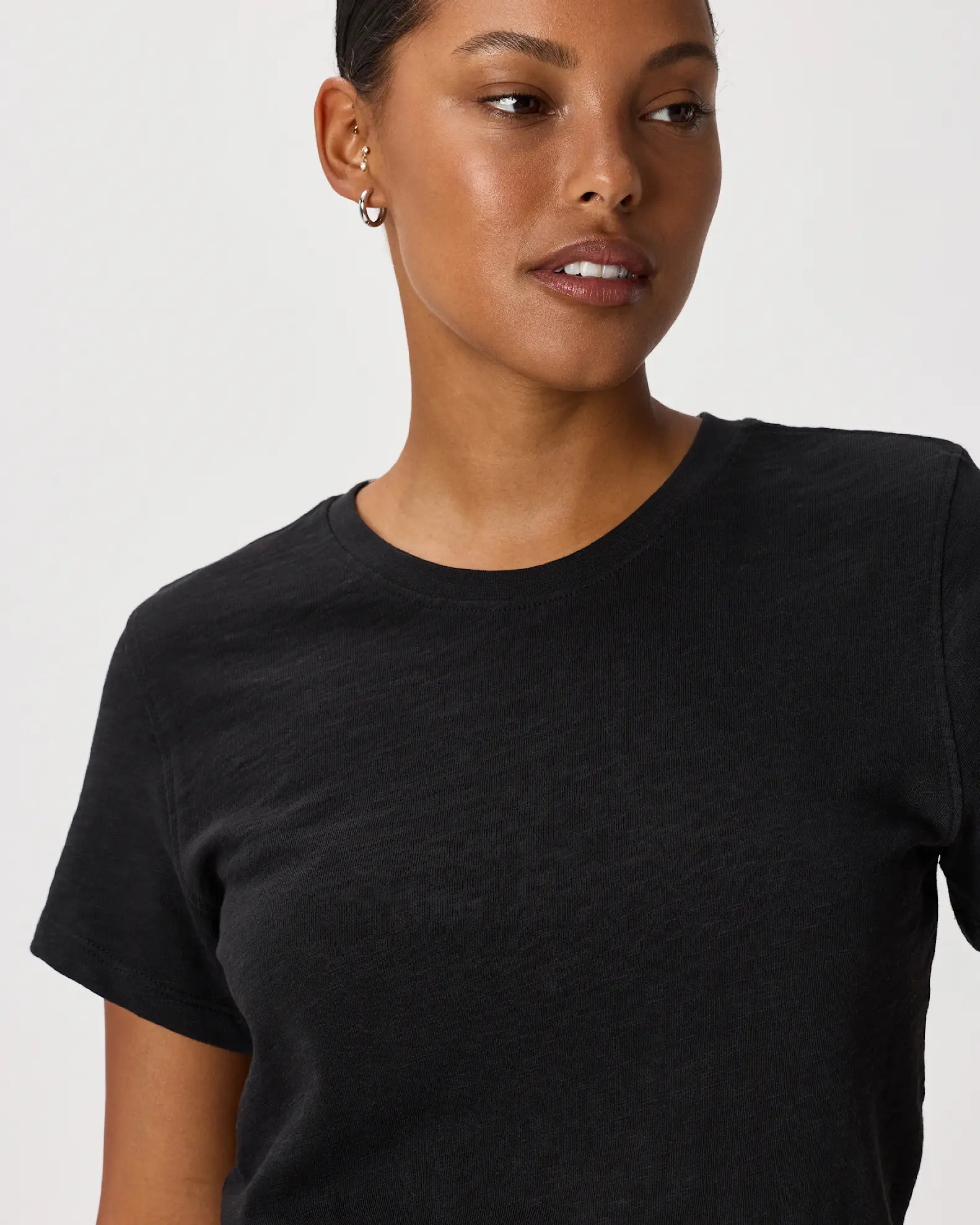 100% Organic Cotton Slub Crewneck Tee | Quince