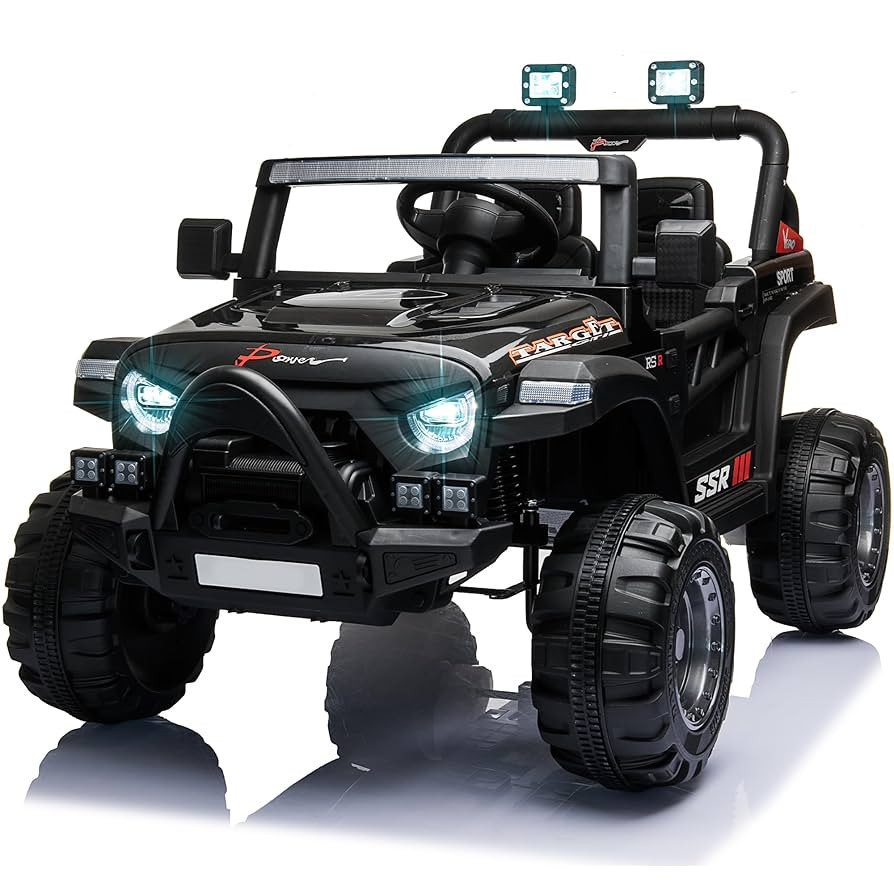 VOLTZ TOYS 12V Truck Ride-On Car Toy for Kids with Angry Face Grill, LED Lights, 2.4G Remote Cont... | Amazon (CA)