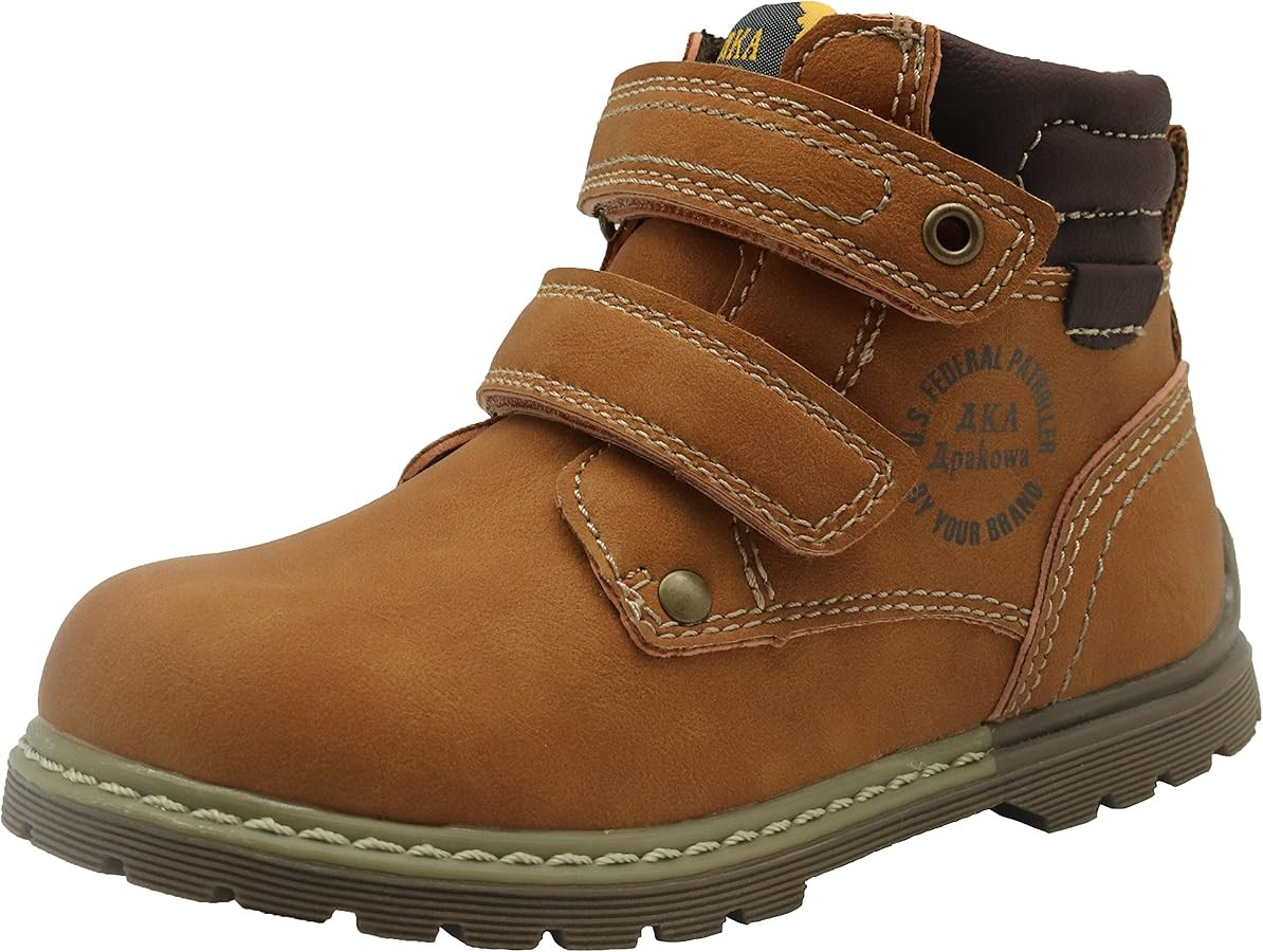 Apakowa Toddler Little Boys Water Resistant Ankle Work Boots (Toddler/Little Kid) | Amazon (US)