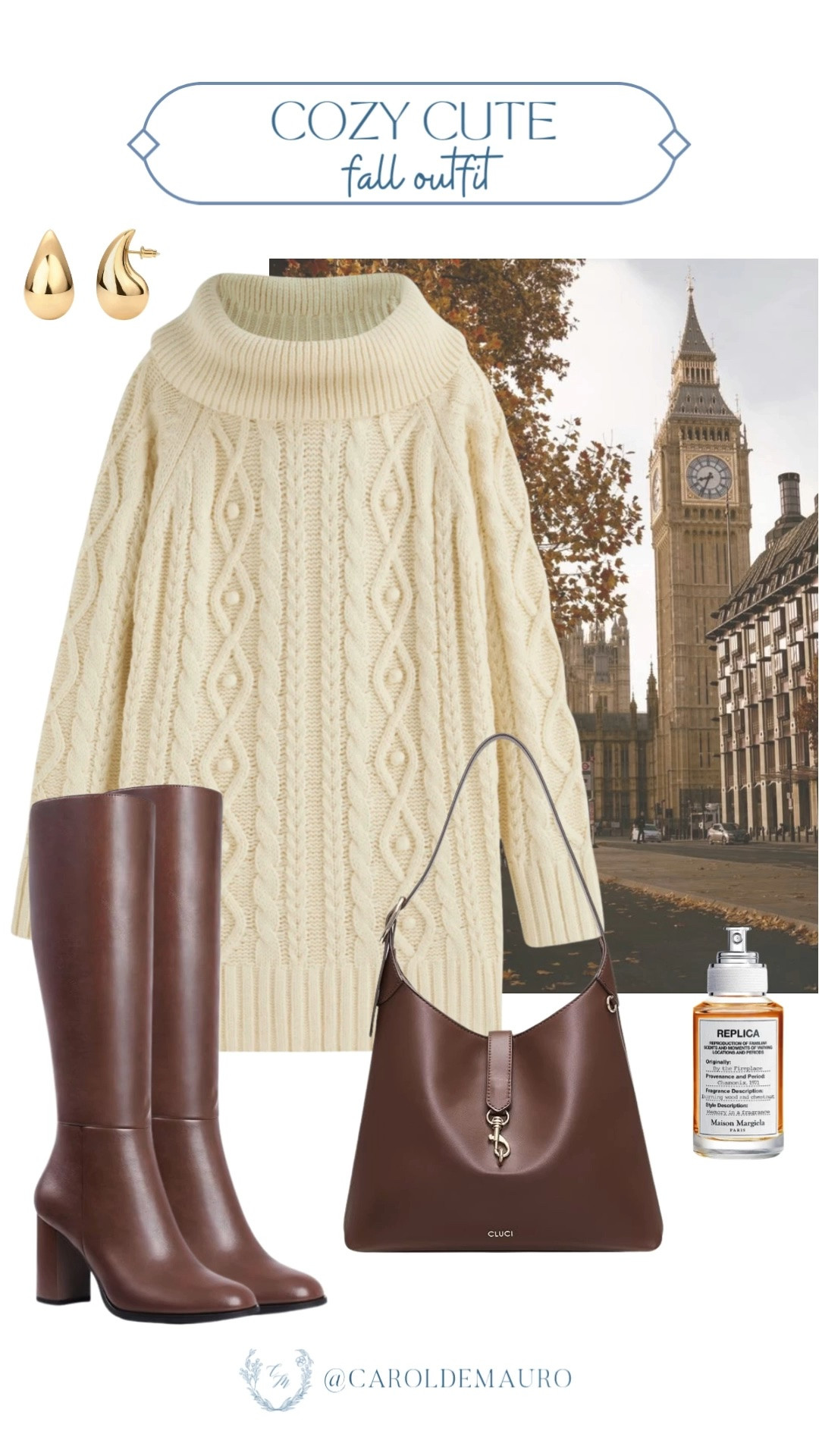 This cable knit sweater dress is giving me all the cozy fall feelings! Paired with tall boots and gold earrings, it's perfect for a walk through the city.

cozy fall outfit, sweater dress, knee high boots, fall fashion, women's fall style, gold jewelry, autumn outfit idea, fall travel outfit

#LTKootd #LTKSeasonal #LTKPetite