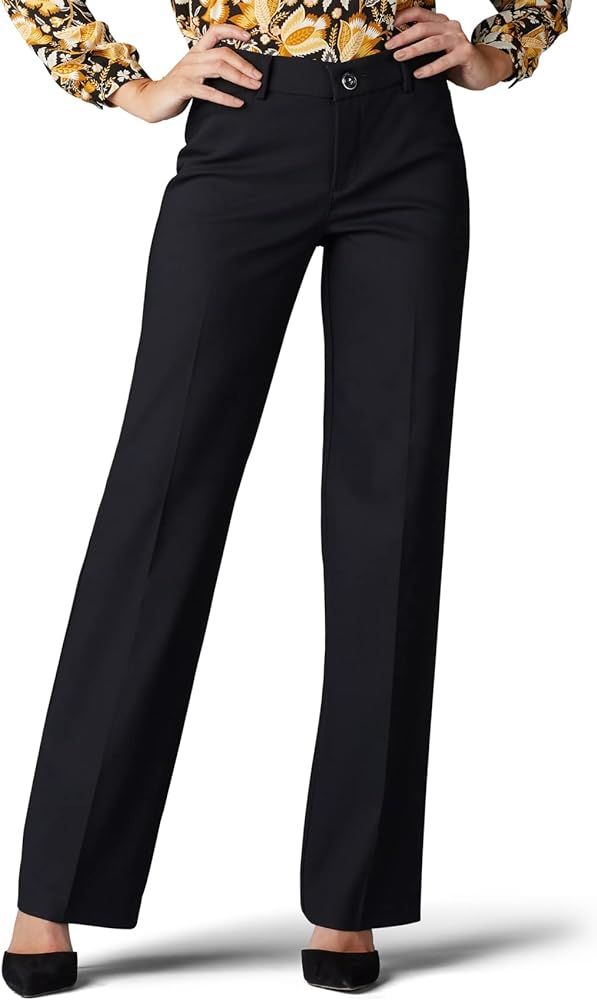 Lee Women's Ultra Lux Comfort with Flex Motion Trouser Pant | Amazon (US)