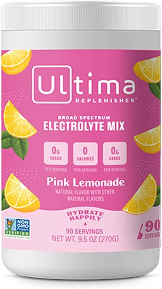 Ultima Replenisher Hydration Electrolyte Powder- 90 Servings- Keto & Sugar Free- Feel Replenished... | Amazon (US)