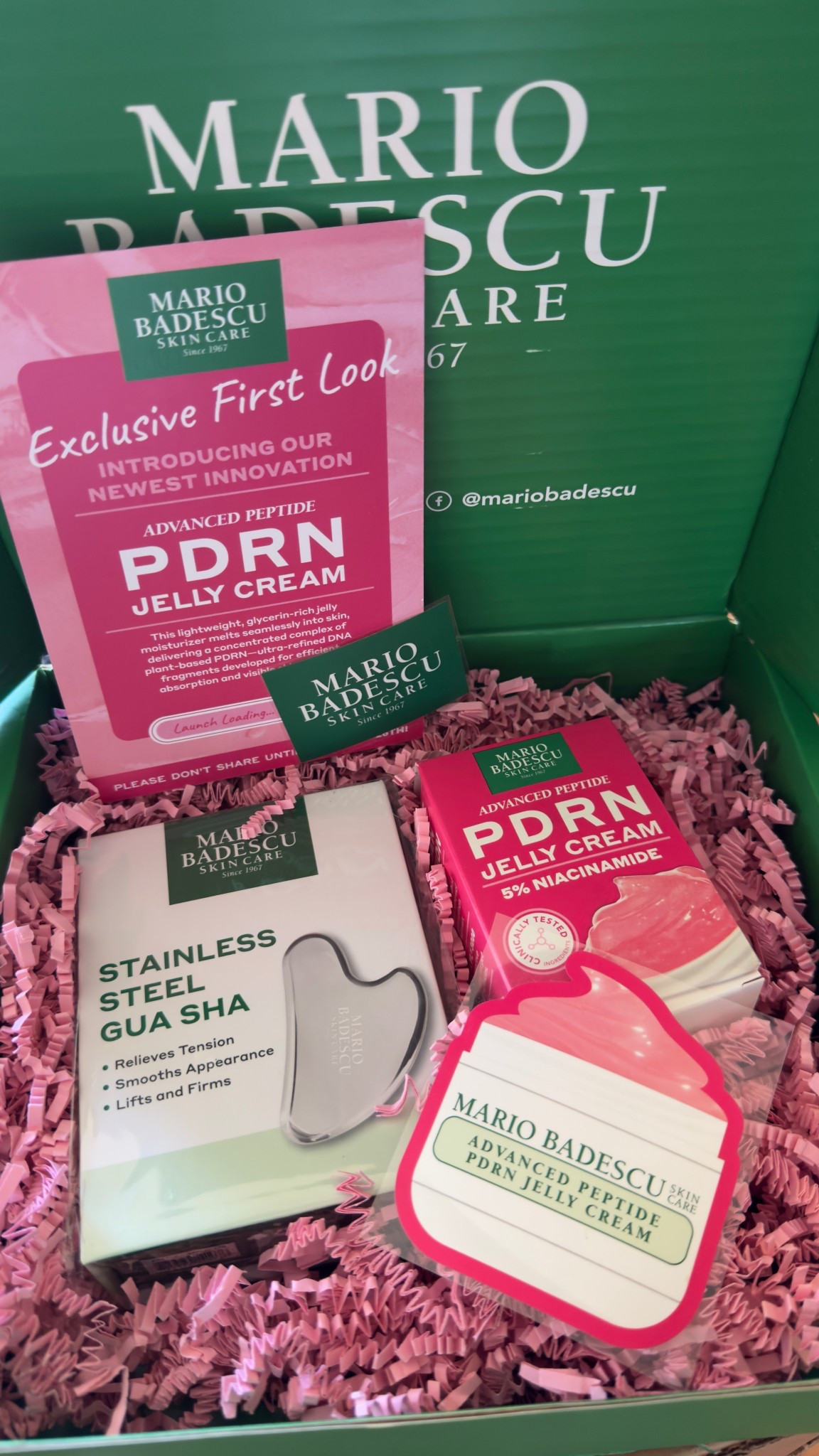 #ad Sneak peek 👀

I got early access to the NEW Advanced Peptide PDRN Jelly Cream from @mariobadescu 💗

Powered by vegan plant-based PDRN + 5% niacinamide in a lightweight jelly formula.

Official launch: February 26th
I’ll be sharing my full thoughts + routine then — stay tuned.

#PDRN #mbPDRN 