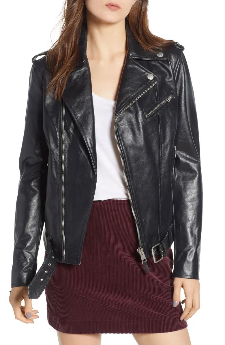 Reese Leather Moto Jacket | Nordstrom Rack