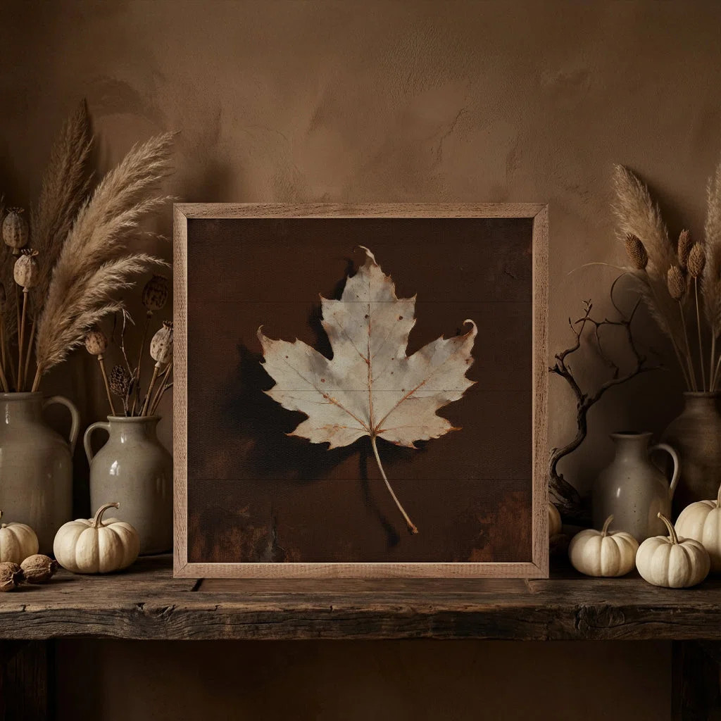 Neutral Maple Leaf | Wayfair North America