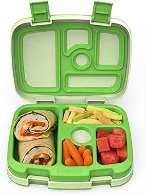 Bentgo Kids Childrens Lunch Box - Bento-Styled Lunch Solution Offers Durable, Leak-Proof, On-the-... | Amazon (US)