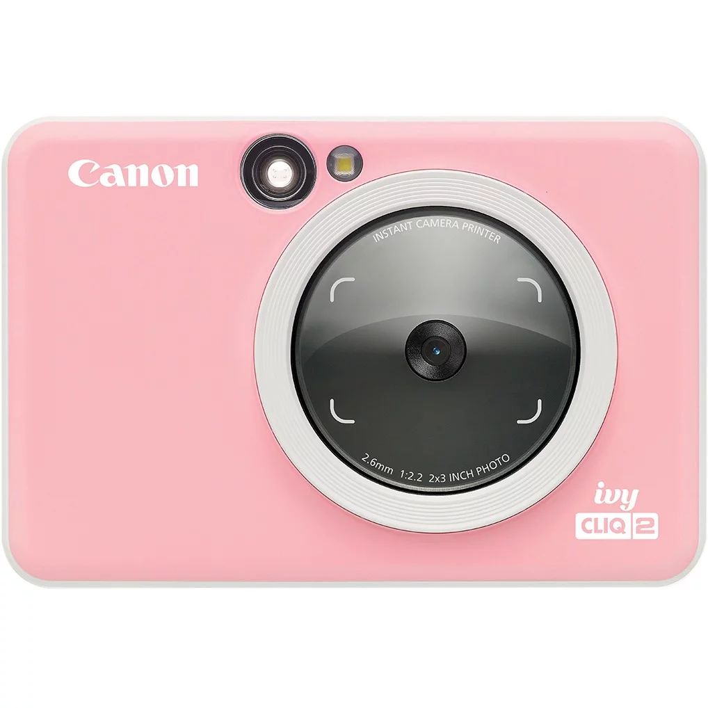 Canon IVY CLIQ2 Instant Camera Printer -Petal Pink (Matte) | Walmart (US)