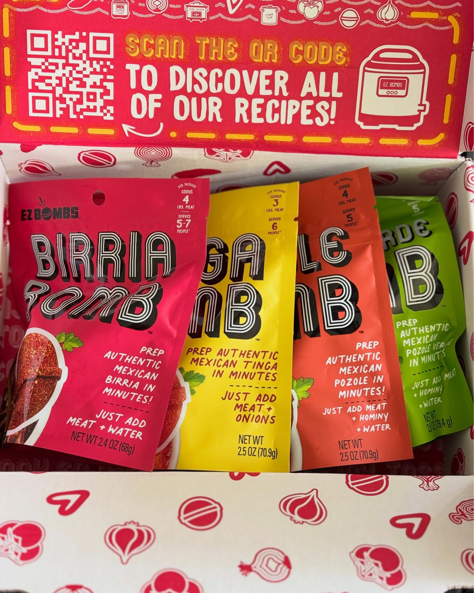 Okayyy, this was a GOOD mail day! 🌮📦

I’m always looking for ways to make dinner a little easier and I’m SO excited to try these @ezbombsfood seasoning bombs!

My box came with Birria, Tinga, Pozole Verde + Pozole and now I’m already planning what we’re making first! 

Easy Mexican-inspired meals without spending hours in the kitchen? Yes, please! 🙌🏼

Stay tuned because I’ll be sharing what we make with these! 🌮❤️

#ezbombs #easydinnerideas #momlife #mexicanfoodlovers #dinnermadeeasy