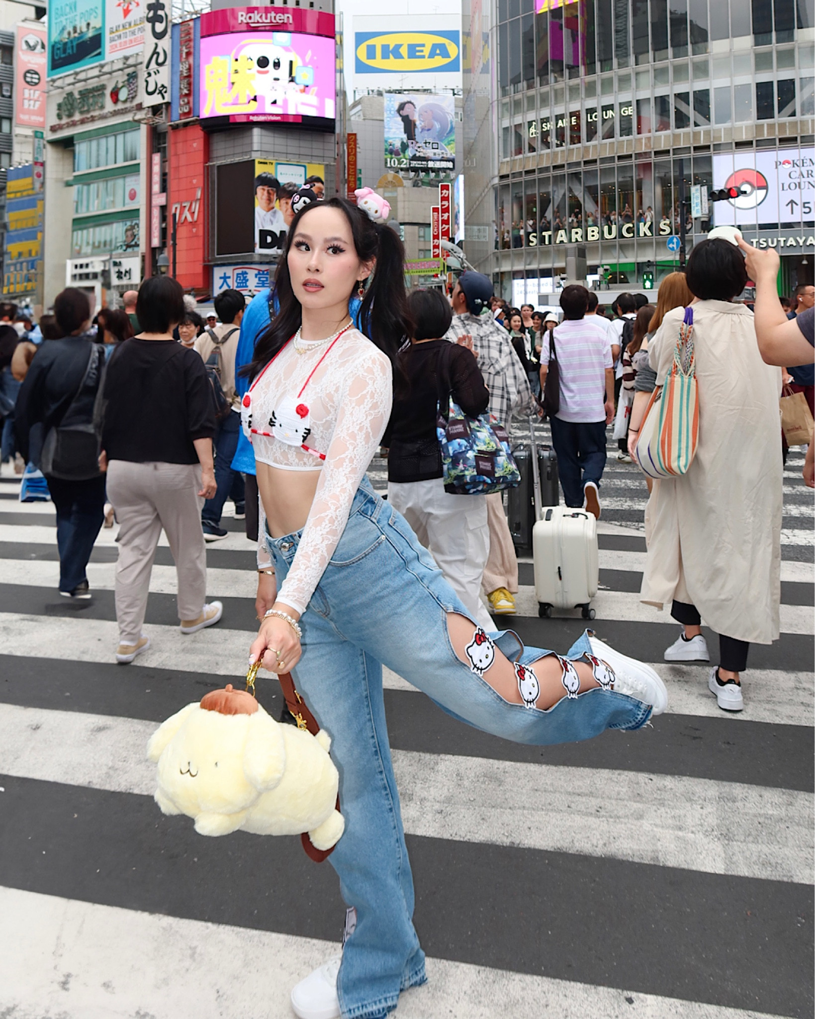Hello kitty crochet bikini is 🔗 in my ig story highlights! Shoes look like white sneakers but are comfy walking shoes from the get go; I walked 20k steps in them everyday!

#LTKstyletip #LTKshoecrush #LTKActive