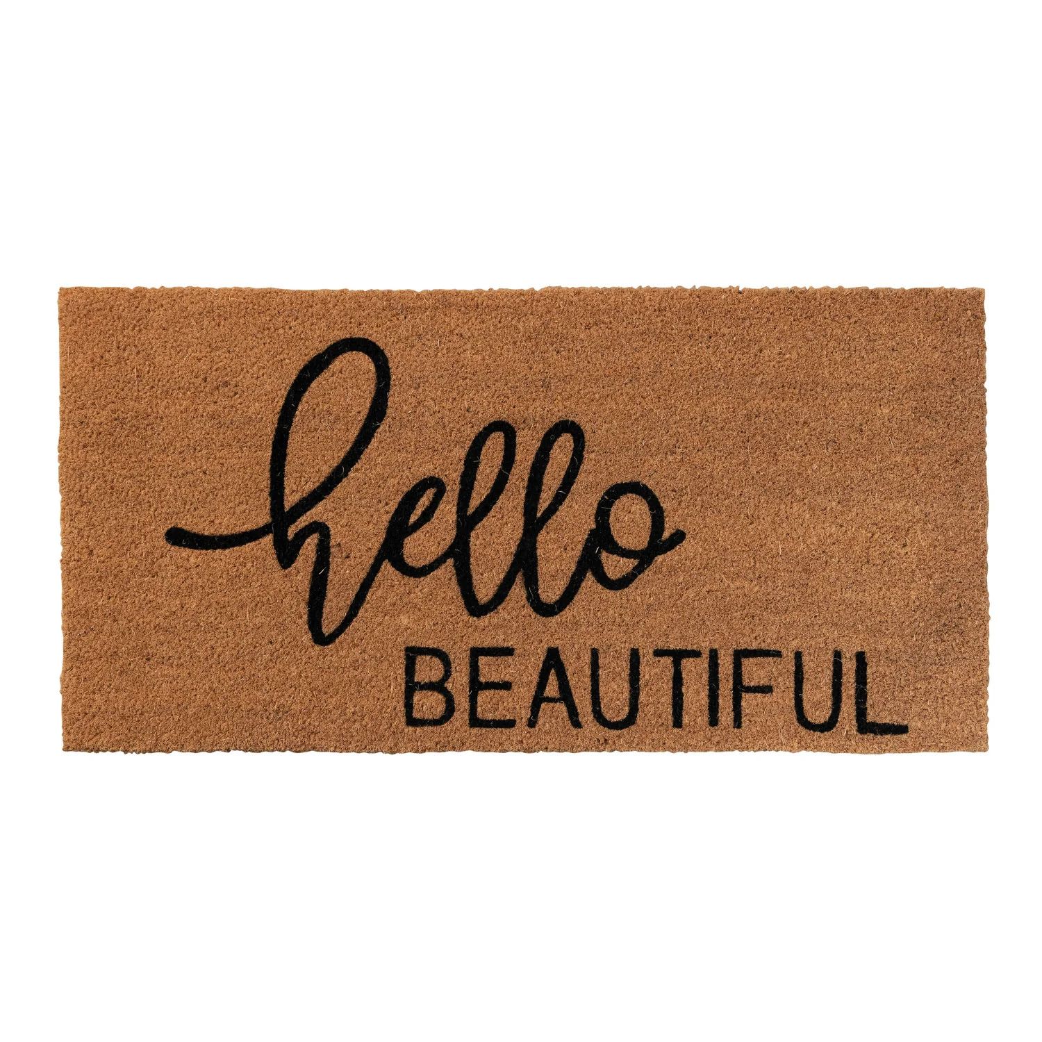 "Hello Beautiful" Doormat | Modern Locke