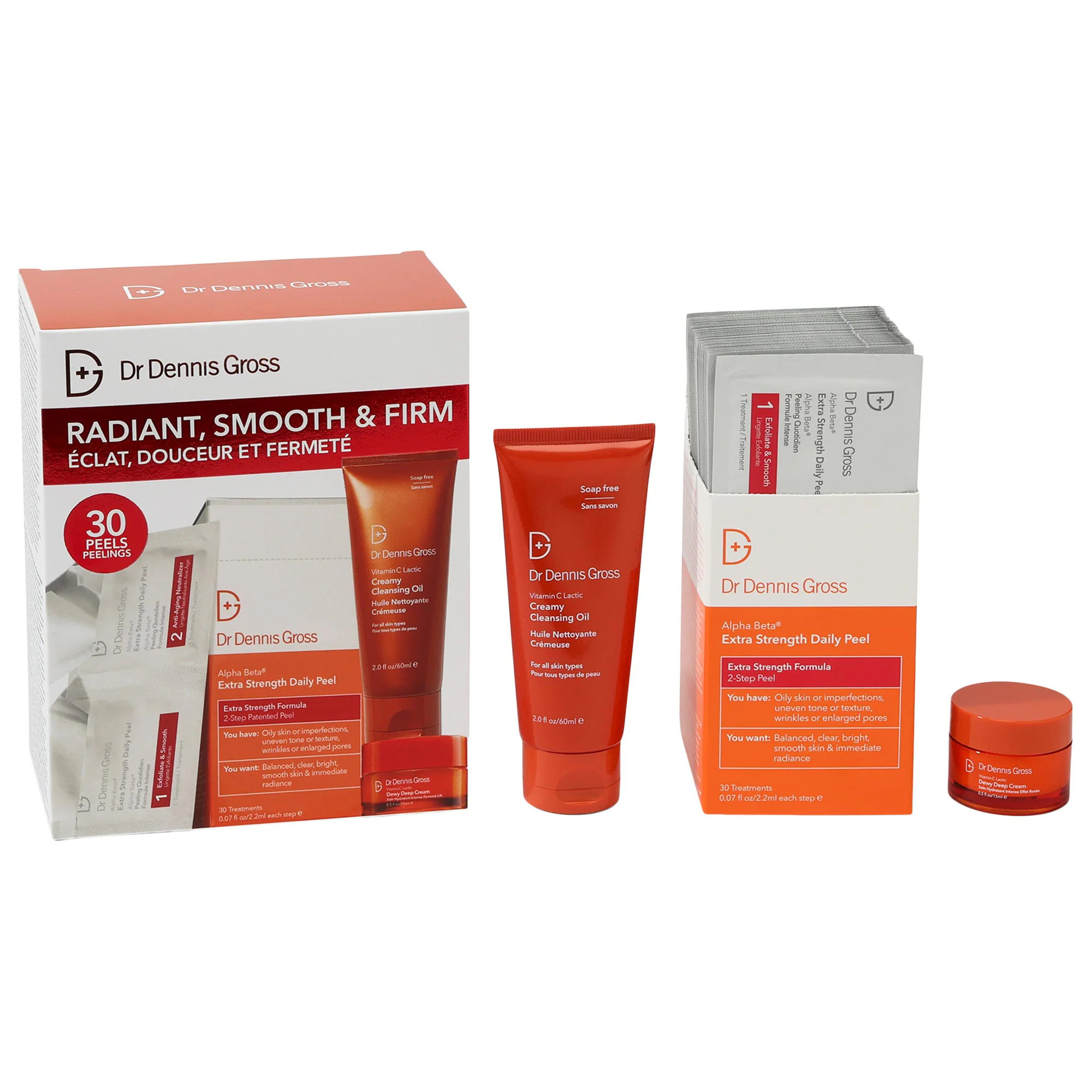 Dr. Dennis Gross Skincare Extra Strength Brightening Peel Kit | Sephora (US)