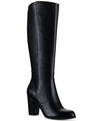 Style & Co Women's Addyy Knee High Wide Calf Dress Boots, Created for Macy's - Macy's | Macy's