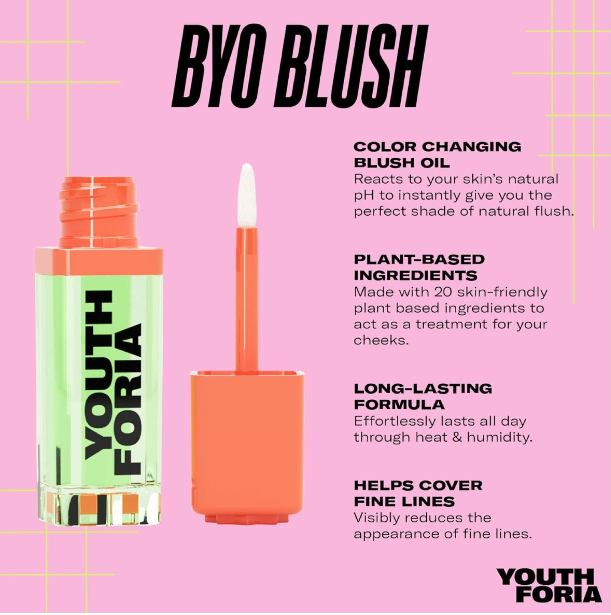 Youthforia BYO Blush, Color Changing Blush Oil, Reacts To Skin’s Natural pH For Your Instant Perfect Shade, Blendable Formula, Vegan & Cruelty-Free

As seen in shark tank. 

#LTKsalealert